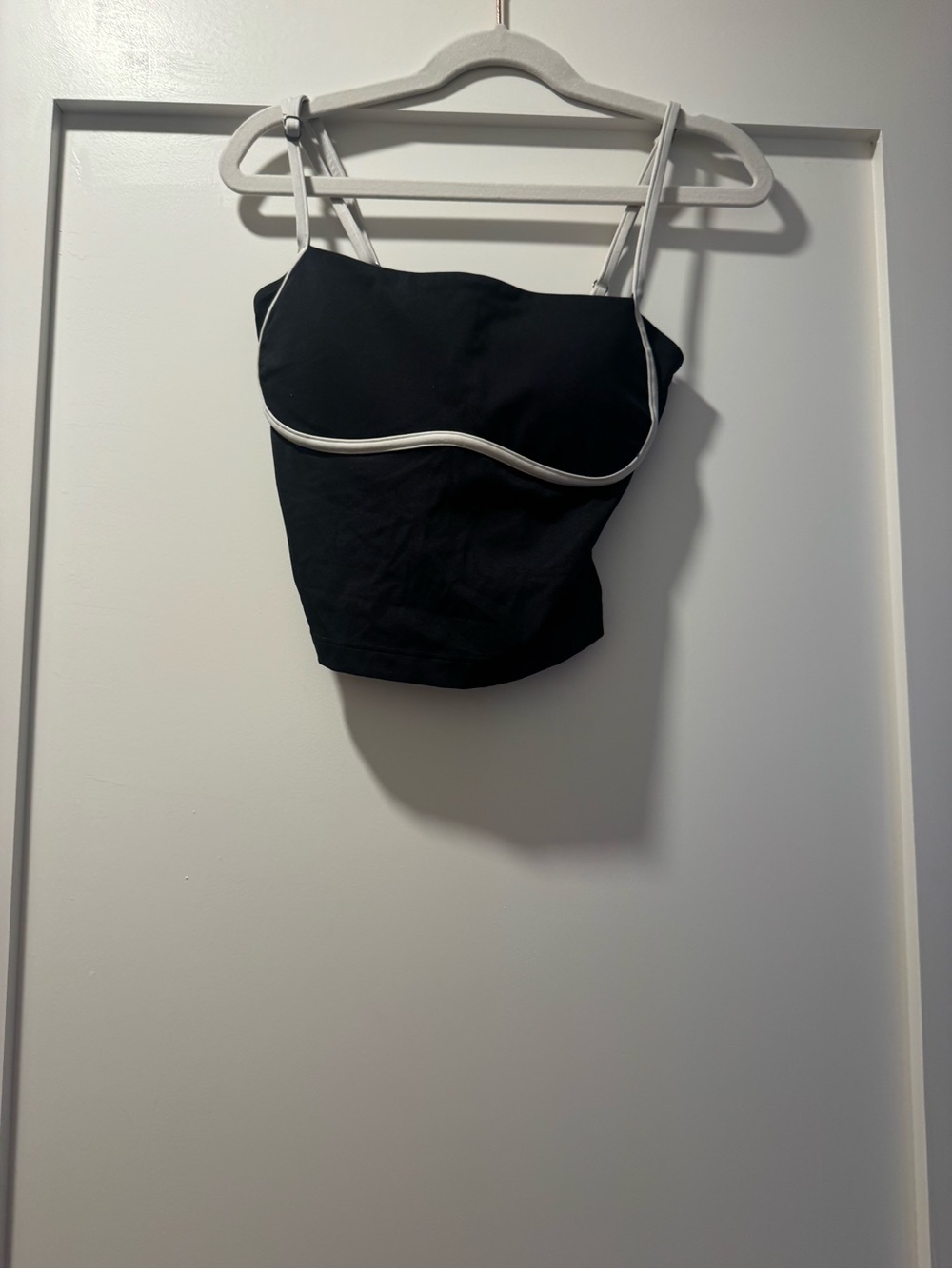 Hollister Gilly Hicks Energizer Tipped Athletic Tank in Black (Discontinued)